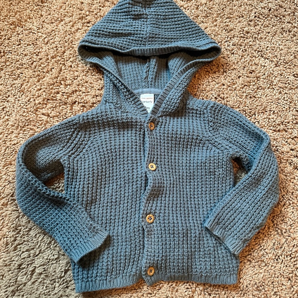 Carter's Soft Gray Knit Sweater